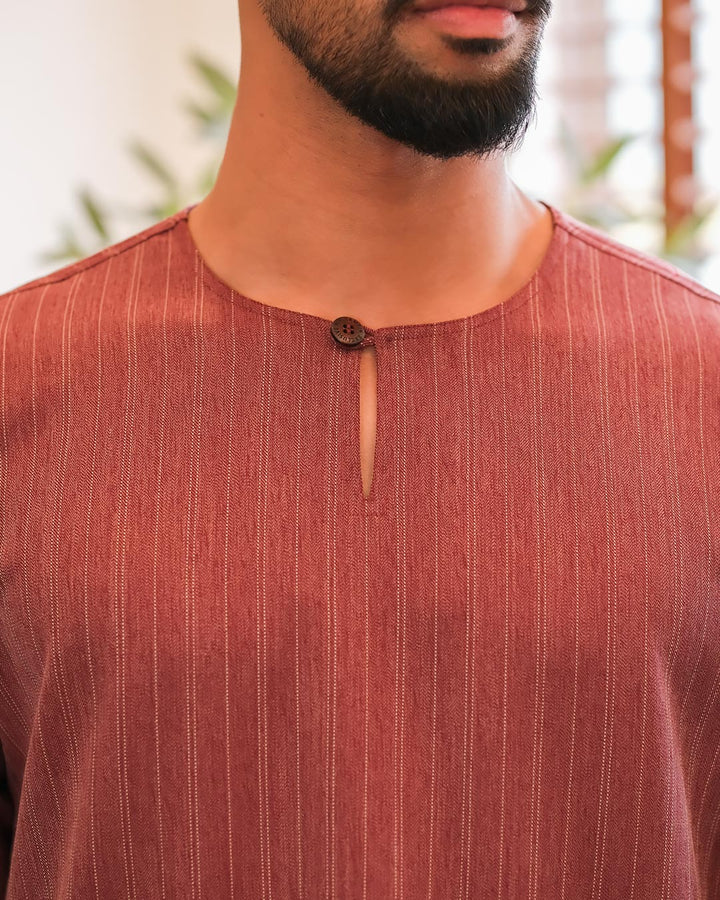 Kurta Jalin - Maroon
