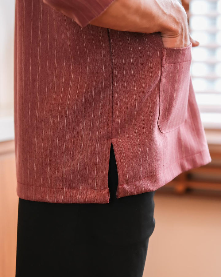 Kurta Jalin - Maroon
