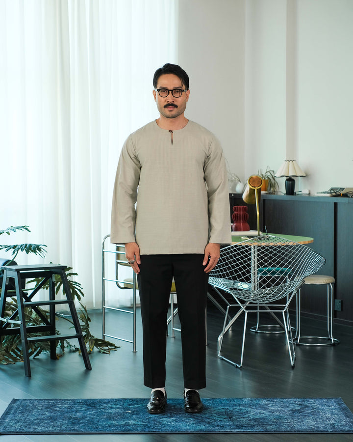 Kurta Malek Garis - Soft Mint