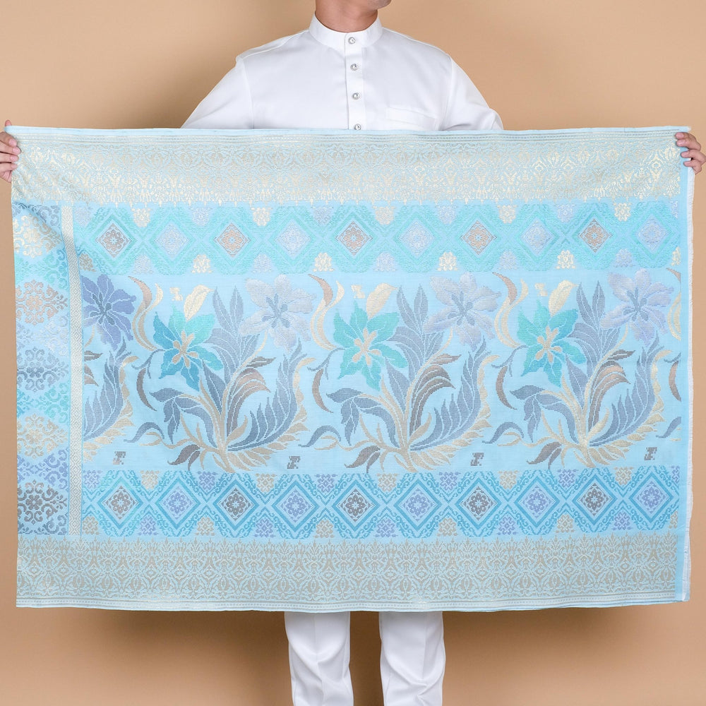 Davinci 163 - Soft Blue Gold & Mix colour (2.5m) - SampinExclusiveMy
