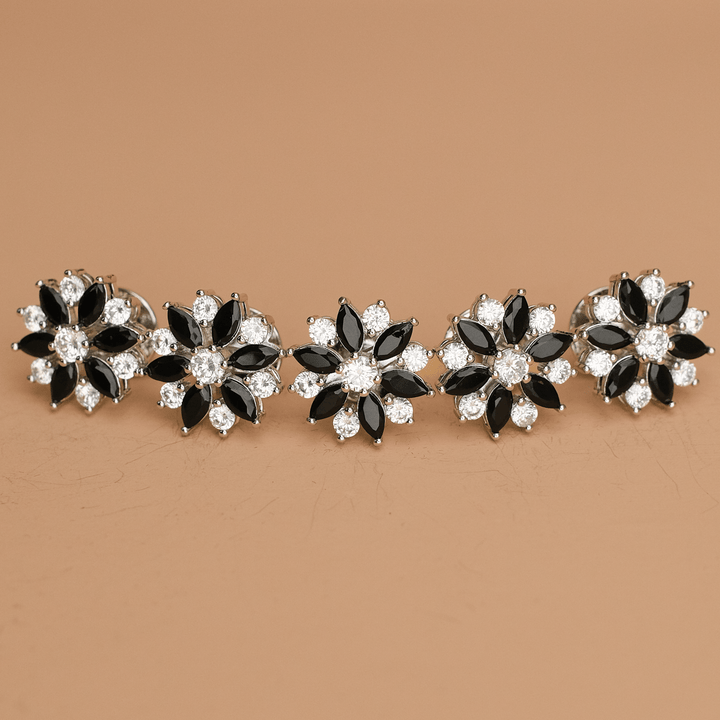 Butang zircon Sakti - Black - SampinExclusiveMy