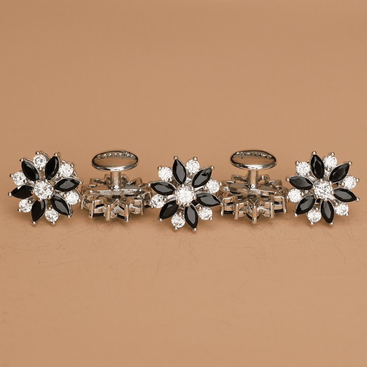 Butang zircon Sakti - Black - SampinExclusiveMy