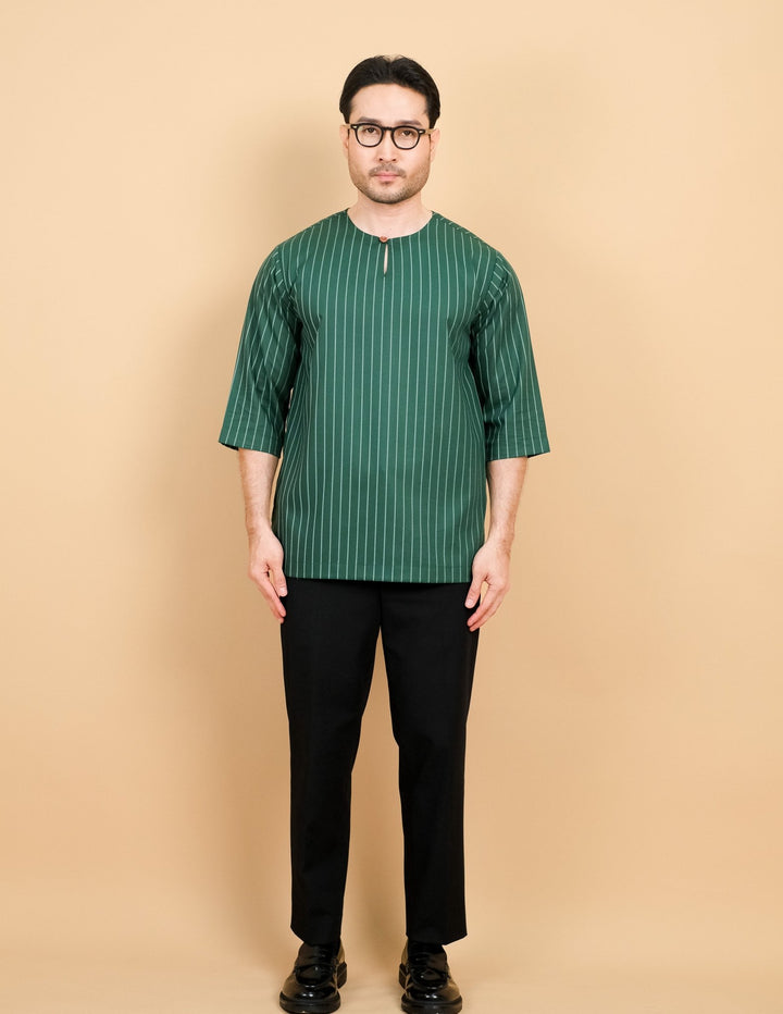 Kurta Patih Jalur - Emerald Green - SampinExclusiveMy
