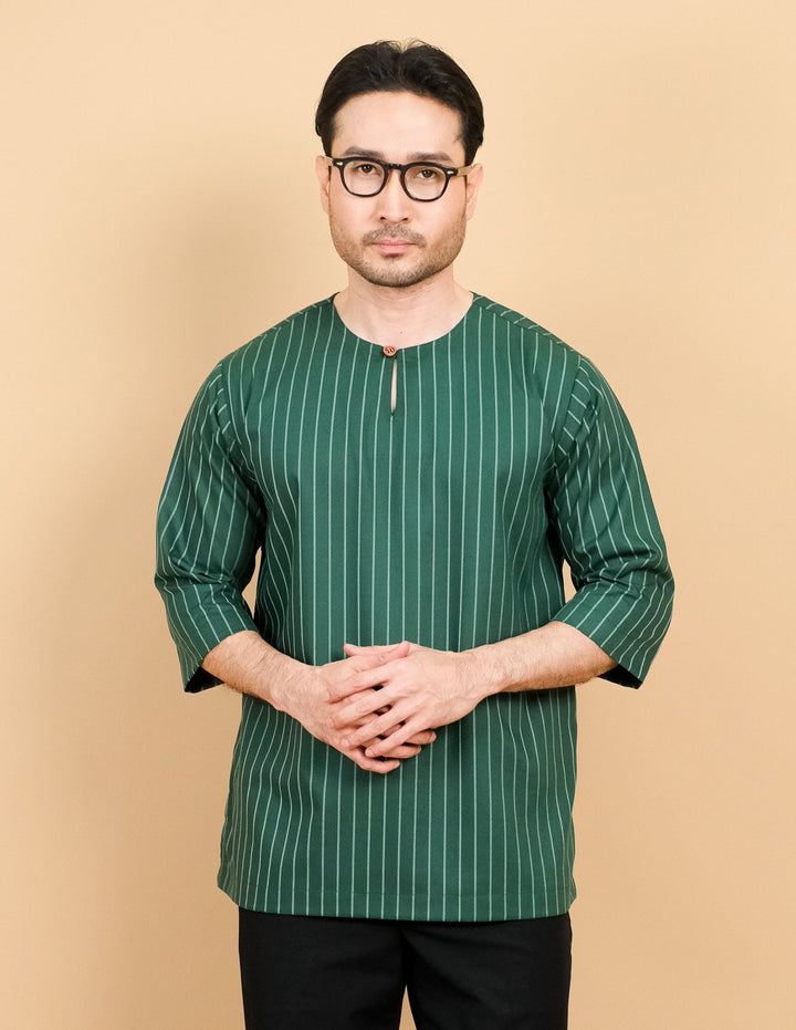 Kurta Patih Jalur - Emerald Green - SampinExclusiveMy