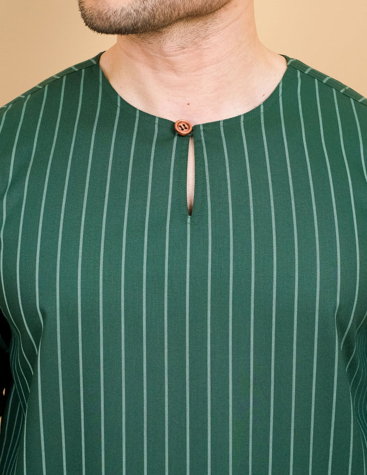 Kurta Patih Jalur - Emerald Green - SampinExclusiveMy