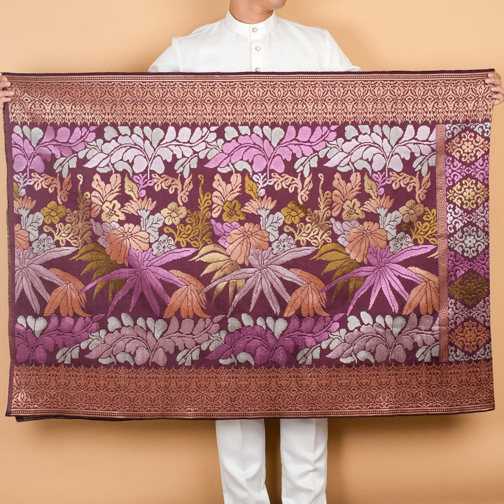 Davinci 171 - Maroon Gold & Mix colour (2.5m) - SampinExclusiveMy