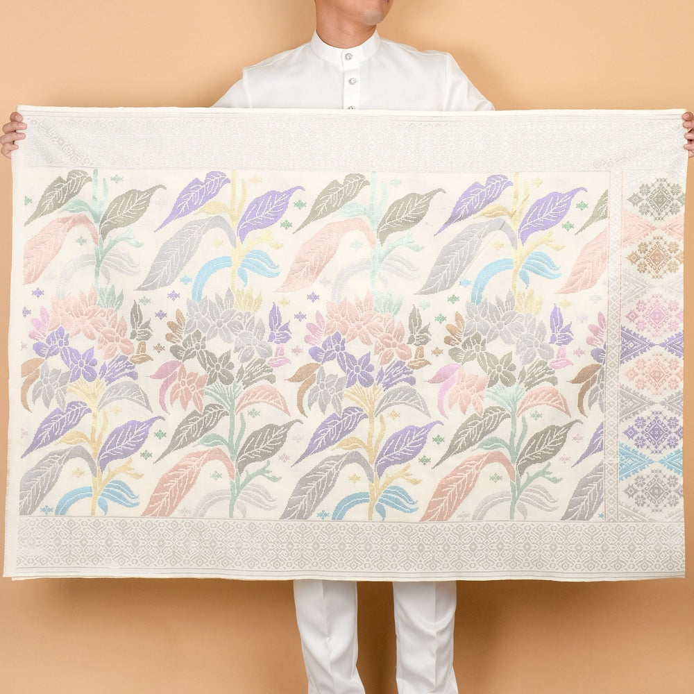 Davinci 178 - White Silver & Mix colour (2.5m) - SampinExclusiveMy