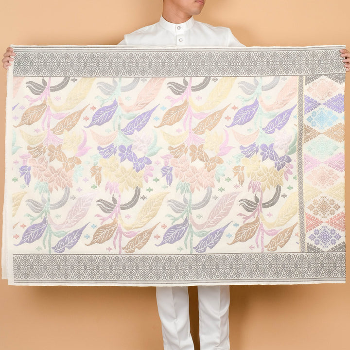 Davinci 182 - Offwhite Grey & Mix colour (2.5m) - SampinExclusiveMy