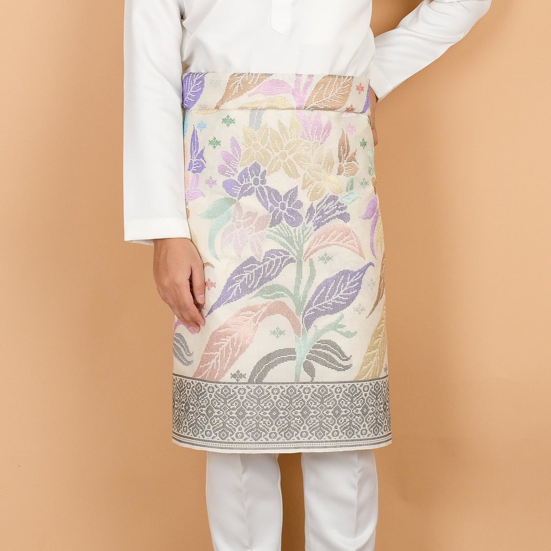 Davinci 190 - Offwhite Grey & Mix colour (2.5m) - SampinExclusiveMy