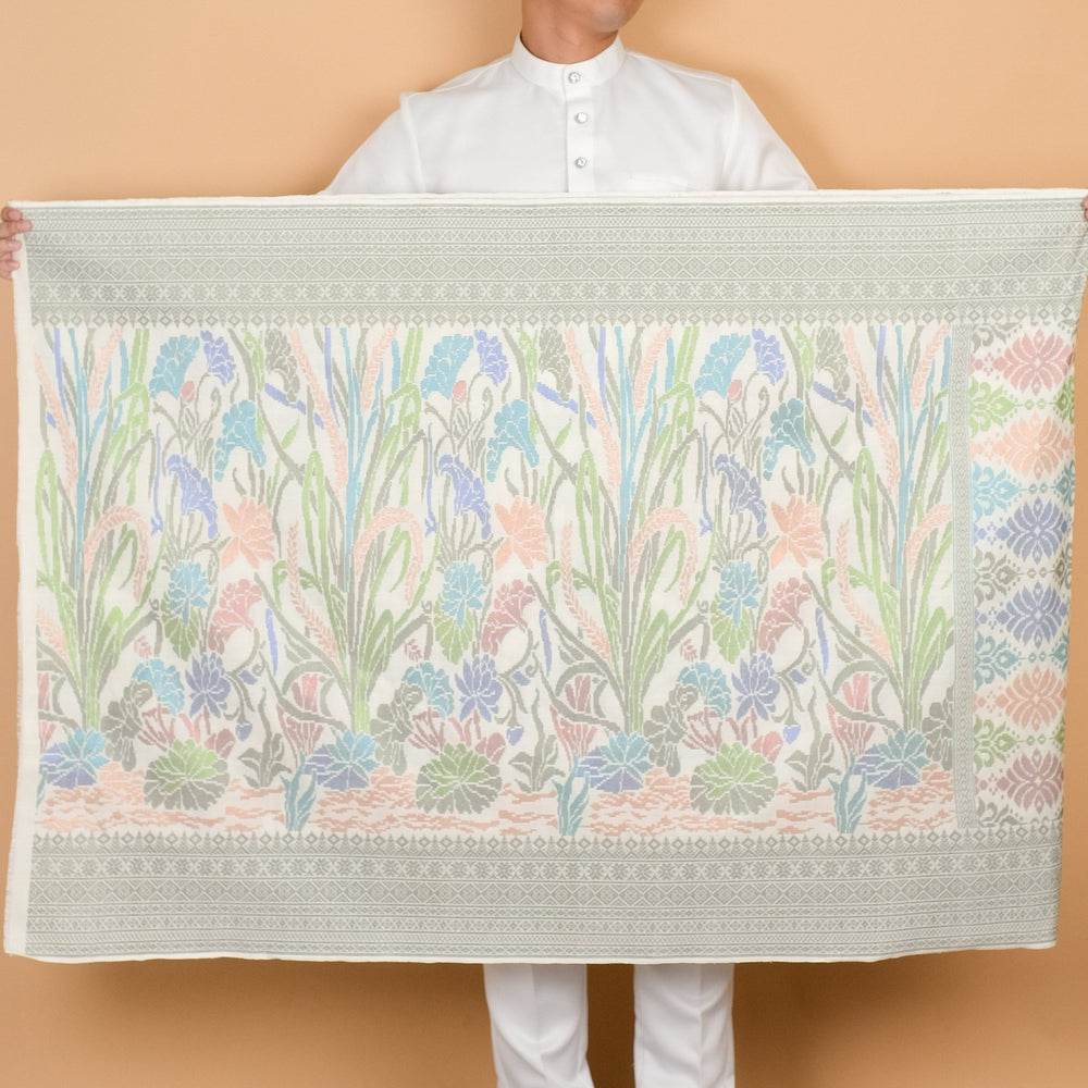 Davinci 192 - Offwhite Grey & Mix colour (2.5m) - SampinExclusiveMy