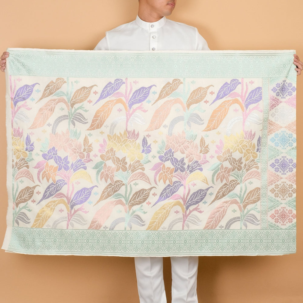 Davinci 193 - Offwhite Green & Mix colour (2.5m) - SampinExclusiveMy