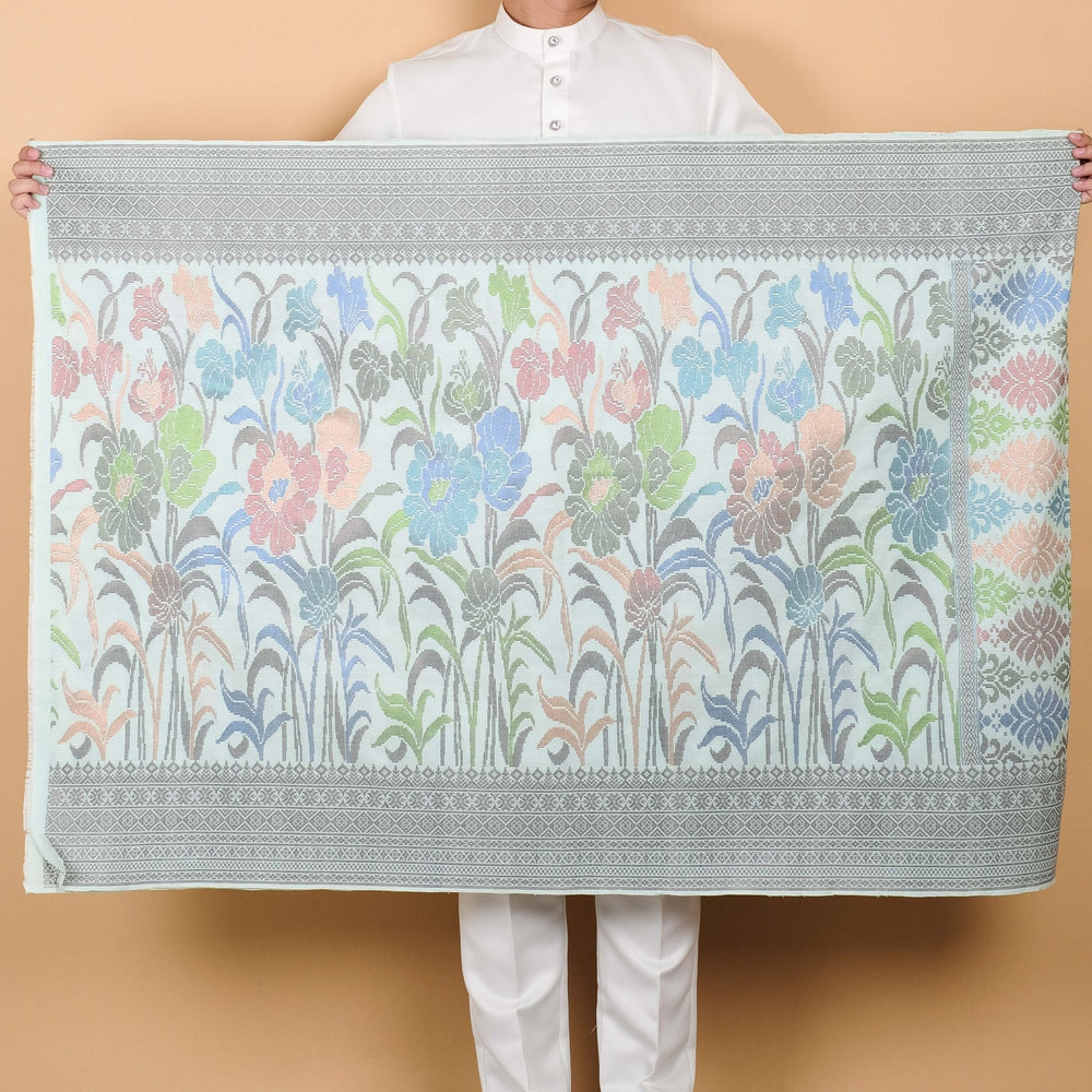 Davinci 195 - Softblue Grey & Mix colour (2.5m) - SampinExclusiveMy