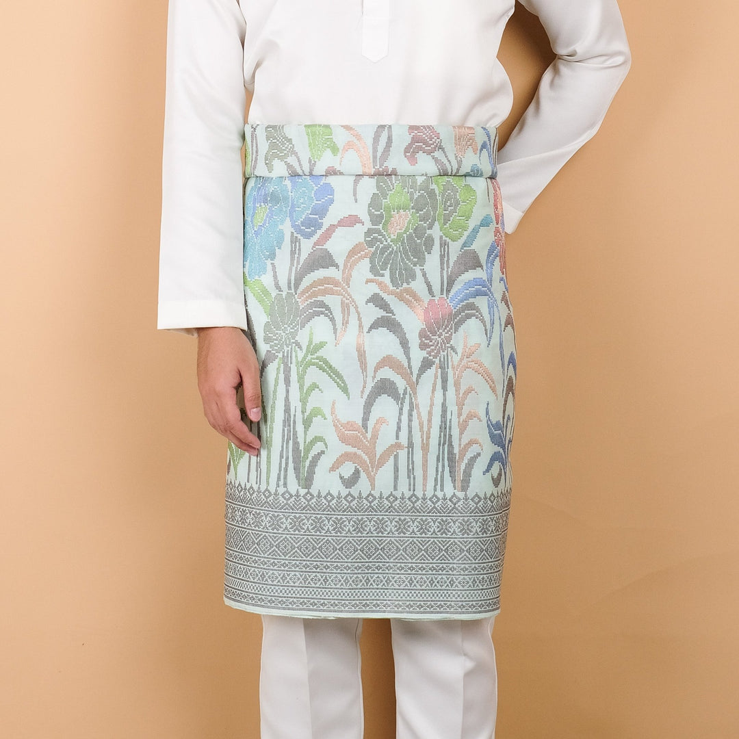 Davinci 195 - Softblue Grey & Mix colour (2.5m) - SampinExclusiveMy