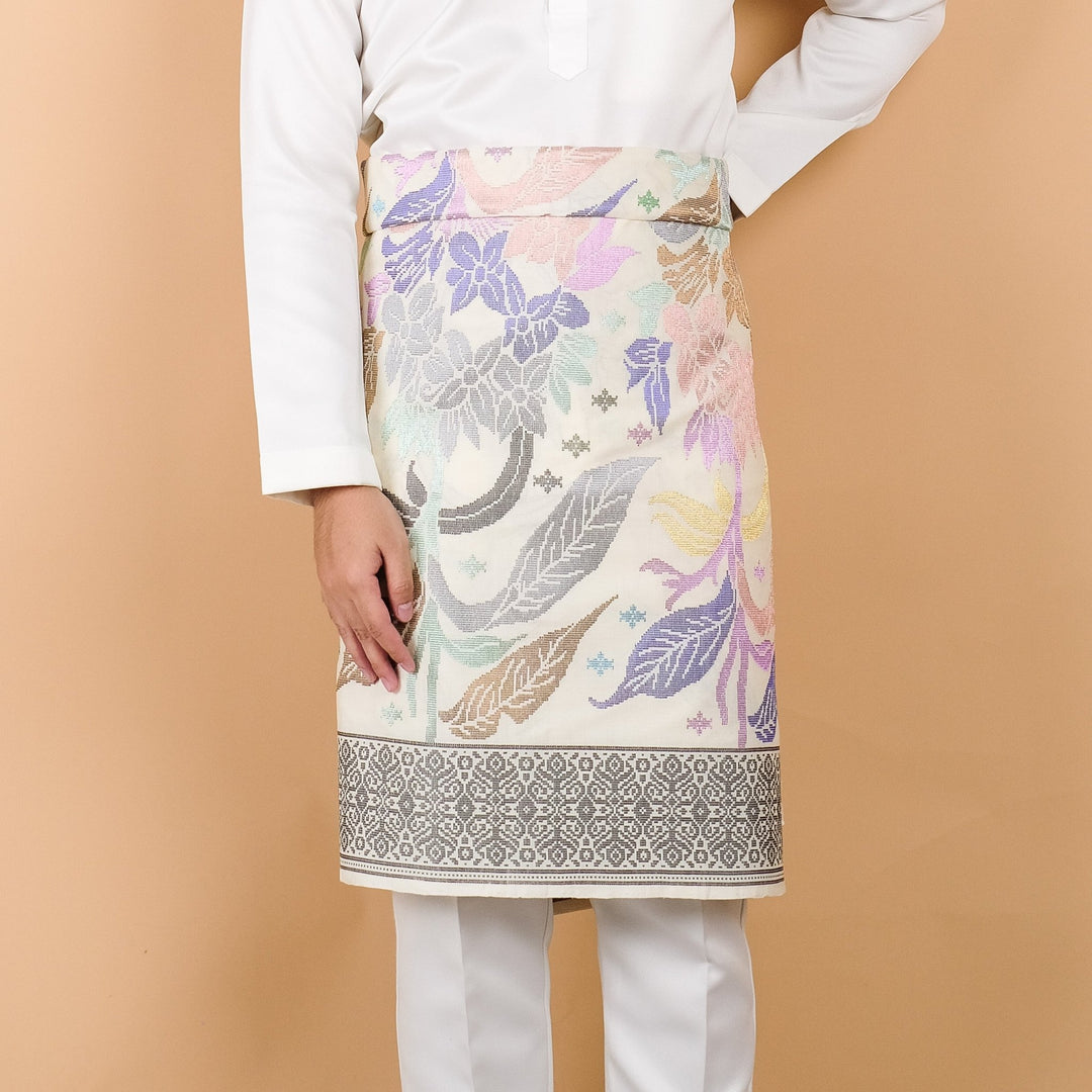 Davinci 197 - Offwhite Grey & Mix colour (2.5m) - SampinExclusiveMy