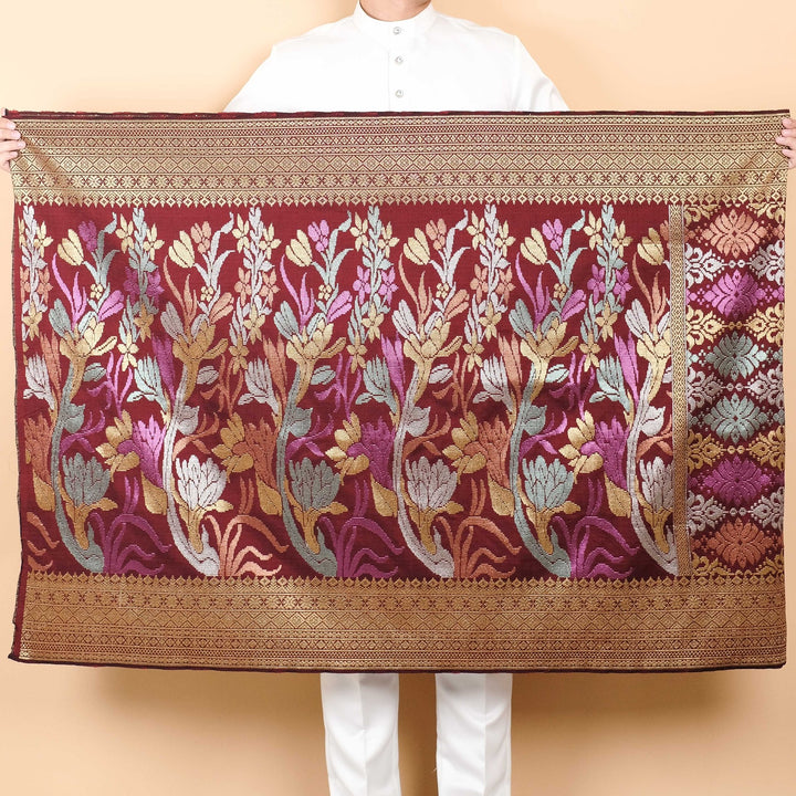 Davinci 198 - Burntmaroon Gold & Mix colour (2.5m) - SampinExclusiveMy