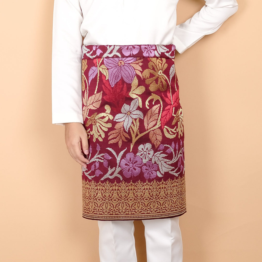 Davinci 211 - AestheticMaroon Gold & Mix colour (2.5m) - SampinExclusiveMy