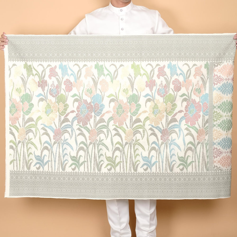 Davinci 225 - Offwhite Grey & Mix colour (2.5m) - SampinExclusiveMy