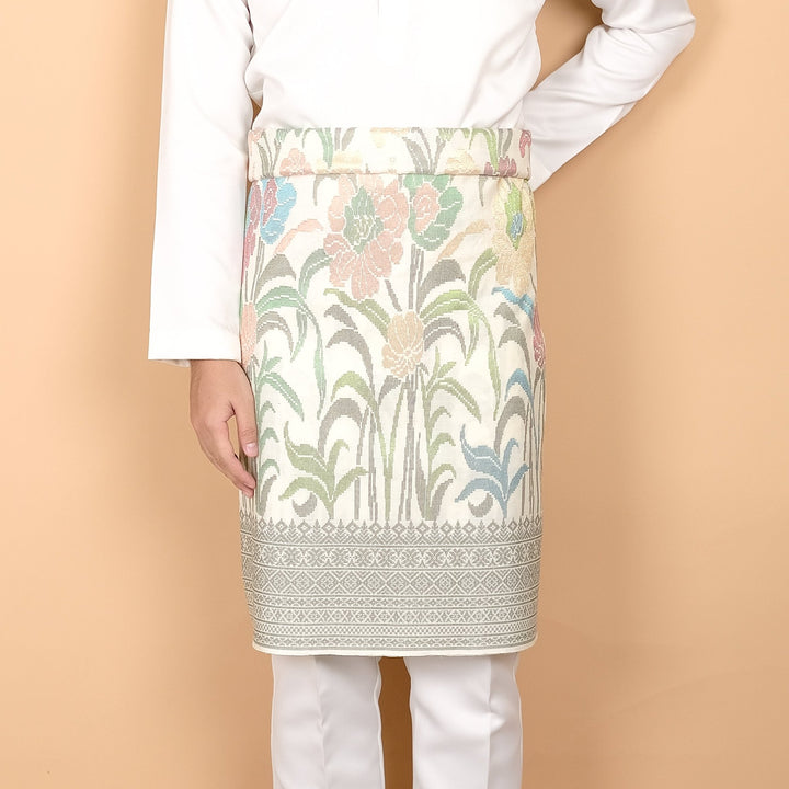 Davinci 225 - Offwhite Grey & Mix colour (2.5m) - SampinExclusiveMy