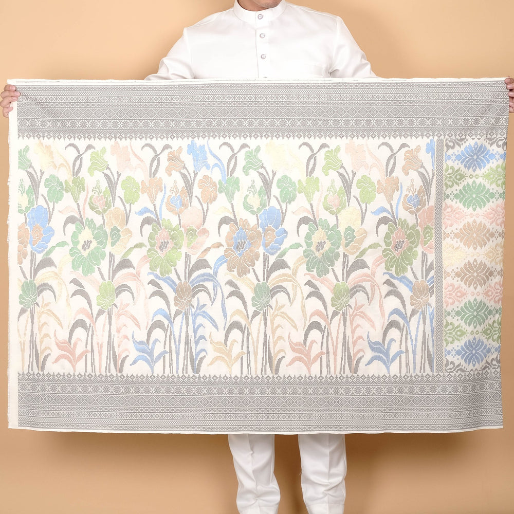 Davinci 226 - Offwhite Grey & Mix colour (2.5m) - SampinExclusiveMy