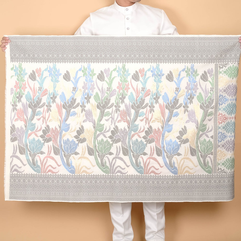 Davinci 227 - Offwhite Grey & Mix colour (2.5m) - SampinExclusiveMy