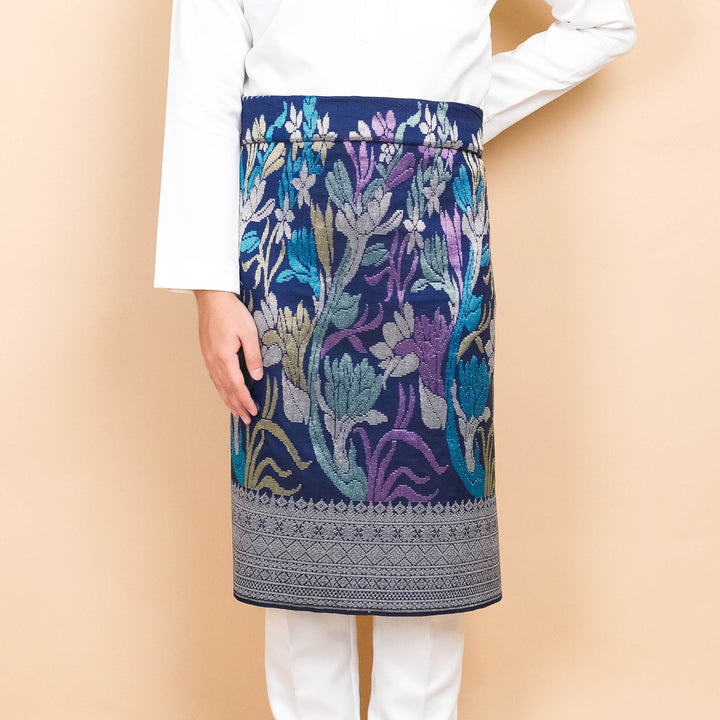 Davinci 38 -  Royal blue silver & Mix colour (2.5m)