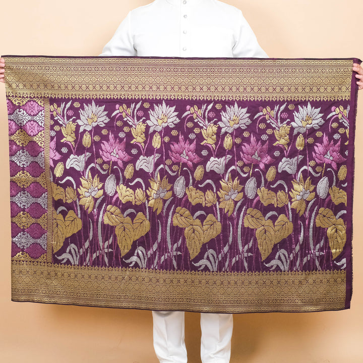 Davinci 49 - Luxury Purple gold & Mix colour (2.5m)