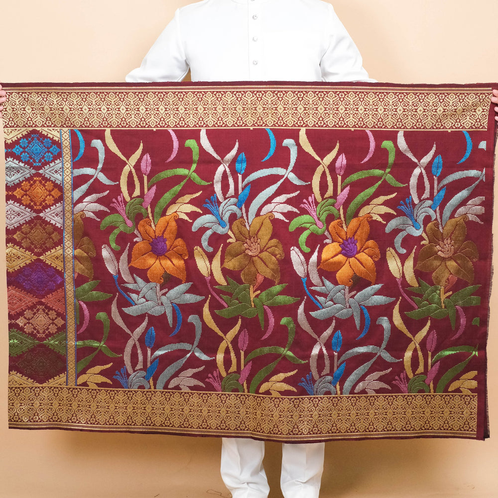 Davinci 61 - Maroon gold & Mix colour (2.5m) - SampinExclusiveMy