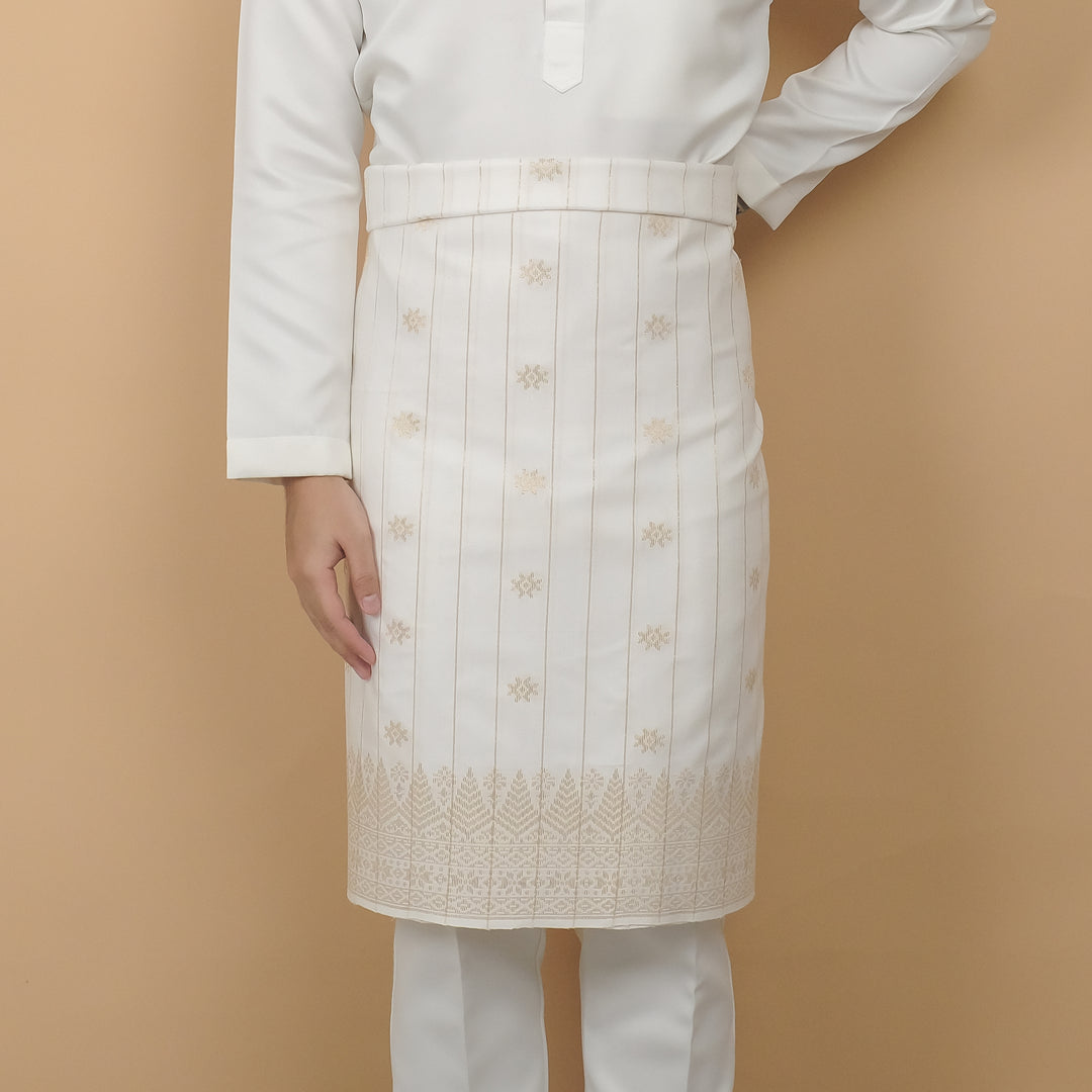 Elegant 537 - Offwhite & Gold - SampinExclusiveMy