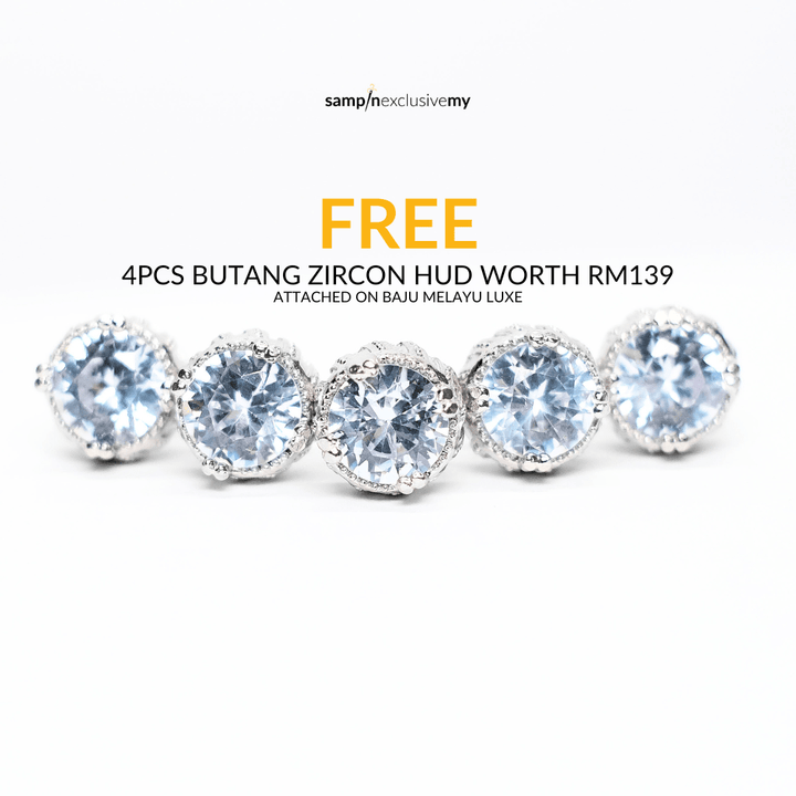 Baju Melayu Luxe Kids - Offwhite - SampinExclusiveMy