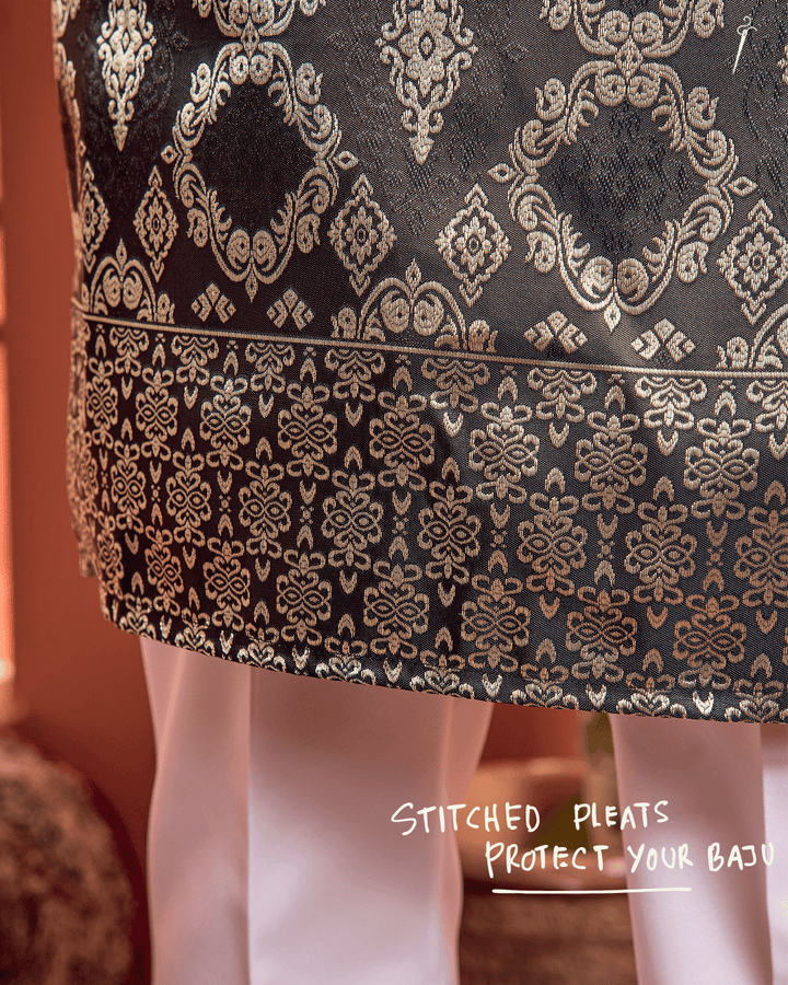 Kesuma Original Sampin Adult - Black & Gold - SampinExclusiveMy