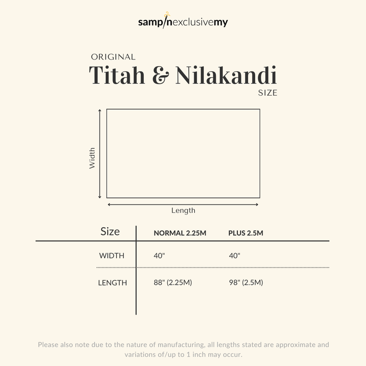 Nilakandi Original Sampin Adult - Silver & Black - SampinExclusiveMy