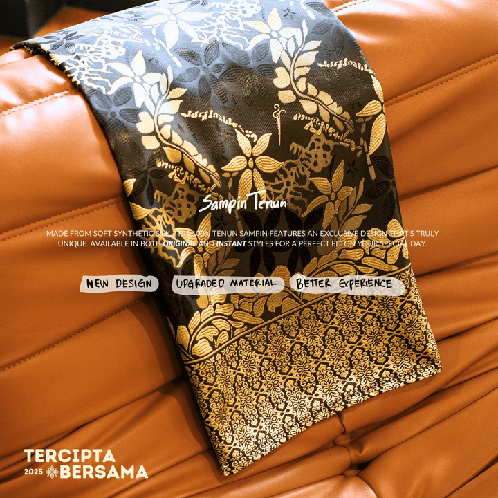 Rebung Original Sampin Adult - Maroon & Gold - SampinExclusiveMy