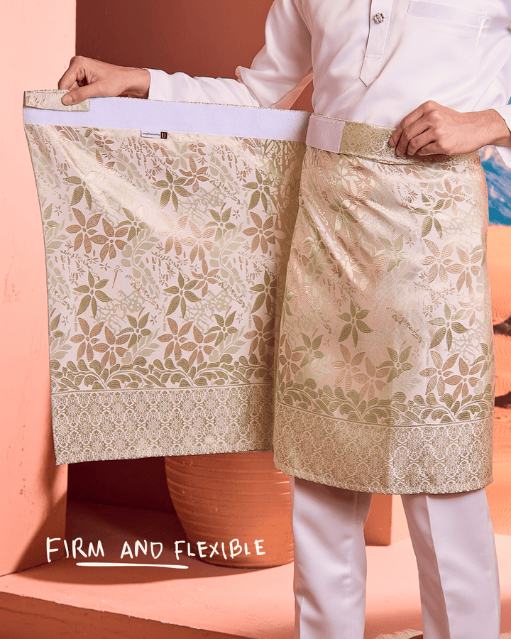 Rebung Instant Sampin Adult - Offwhite & Soft Green - SampinExclusiveMy