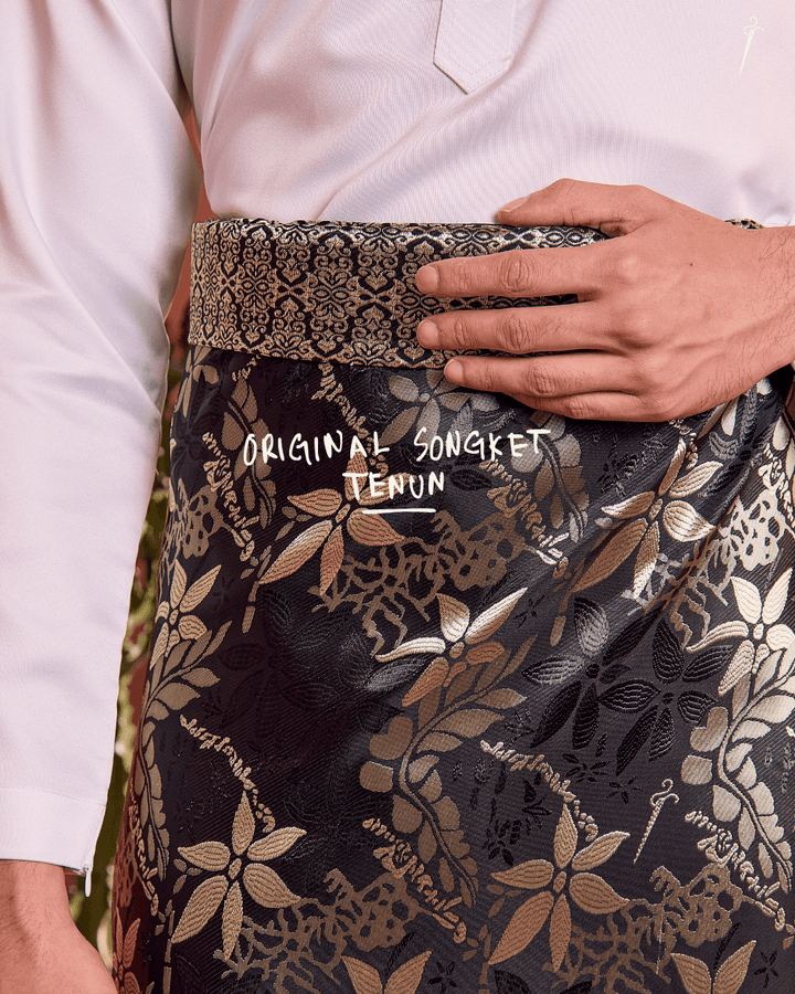 Rebung Instant Sampin Adult - Black & Gold - SampinExclusiveMy