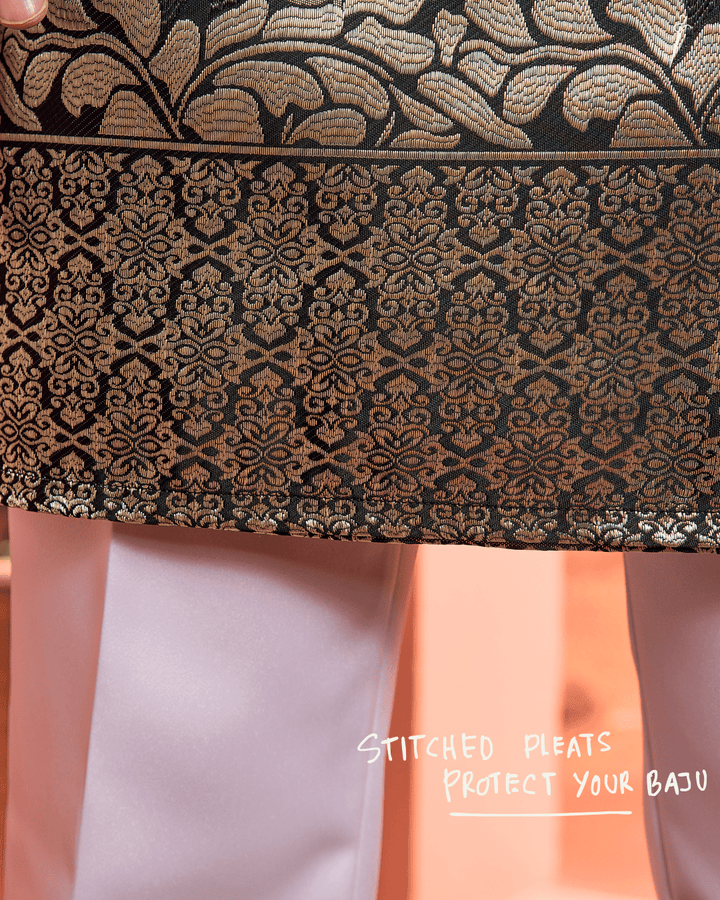 Rebung Instant Sampin Adult - Black & Gold - SampinExclusiveMy