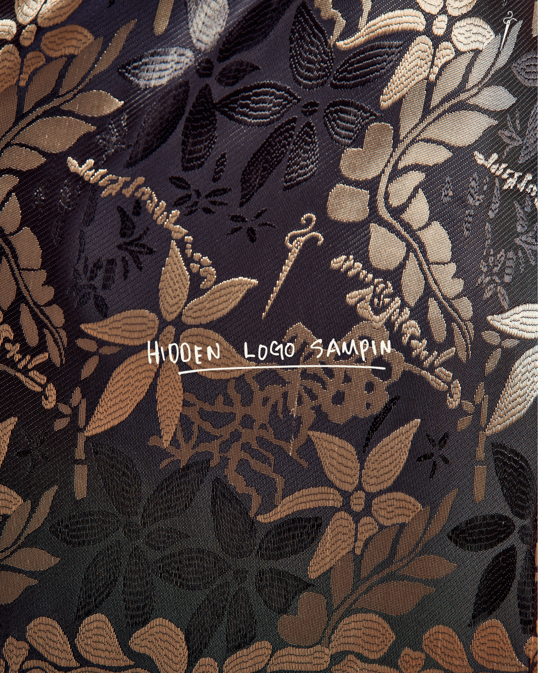Rebung Instant Sampin Adult - Black & Gold - SampinExclusiveMy