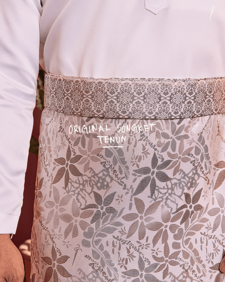 Rebung Instant Sampin Adult - Offwhite & Brown - SampinExclusiveMy