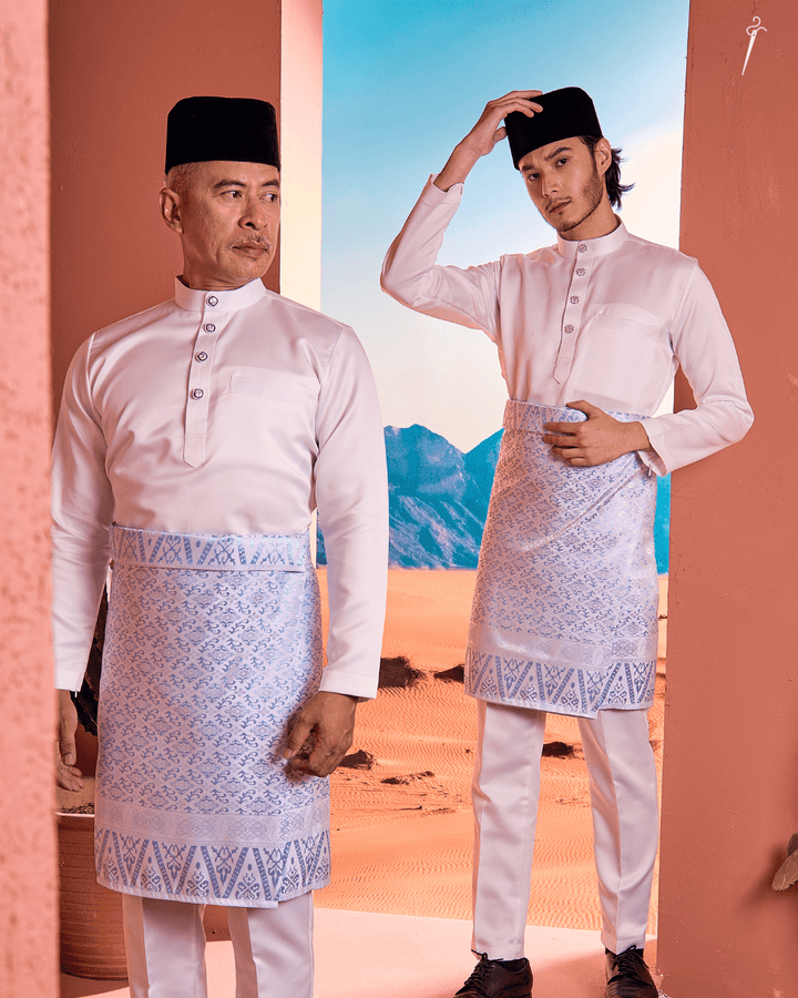 Renjana Instant Sampin Adult - Offwhite Soft Blue - SampinExclusiveMy