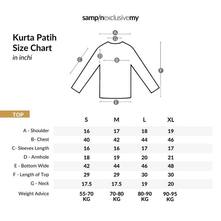 Kurta Patih Petak - Soft Blue - SampinExclusiveMy