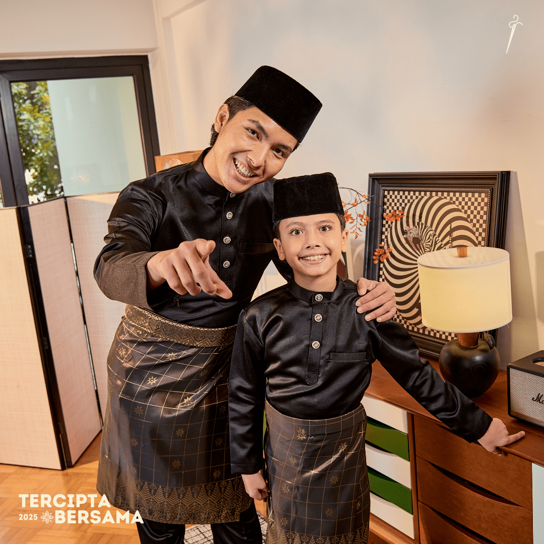 Tabur Original Sampin Adult - Black & Black - SampinExclusiveMy