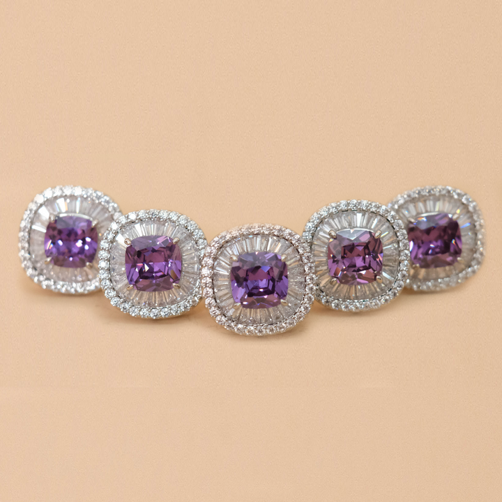 Butang zircon Tuah - Purple - SampinExclusiveMy