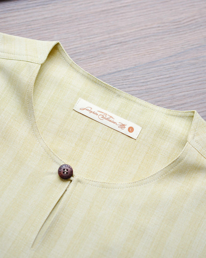 Kurta Tajur - Soft Yellow