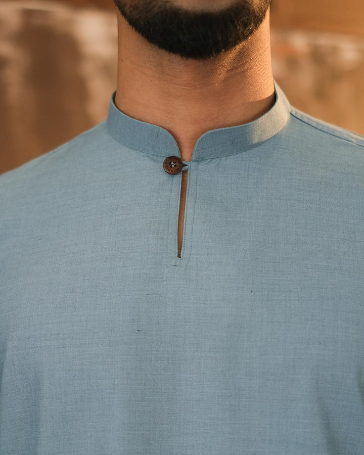 Kurta Sena - Teal Blue