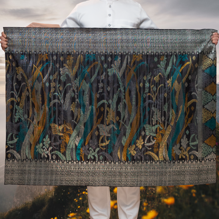 Davinci 337 - Black Silver & Mix colour (2.5m)