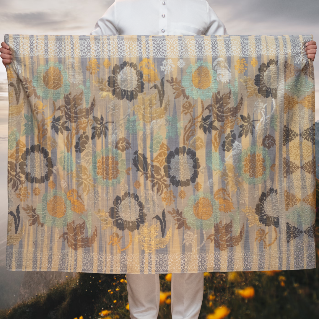 Davinci 328 - Yellow Silver & Mix colour (2.5m)