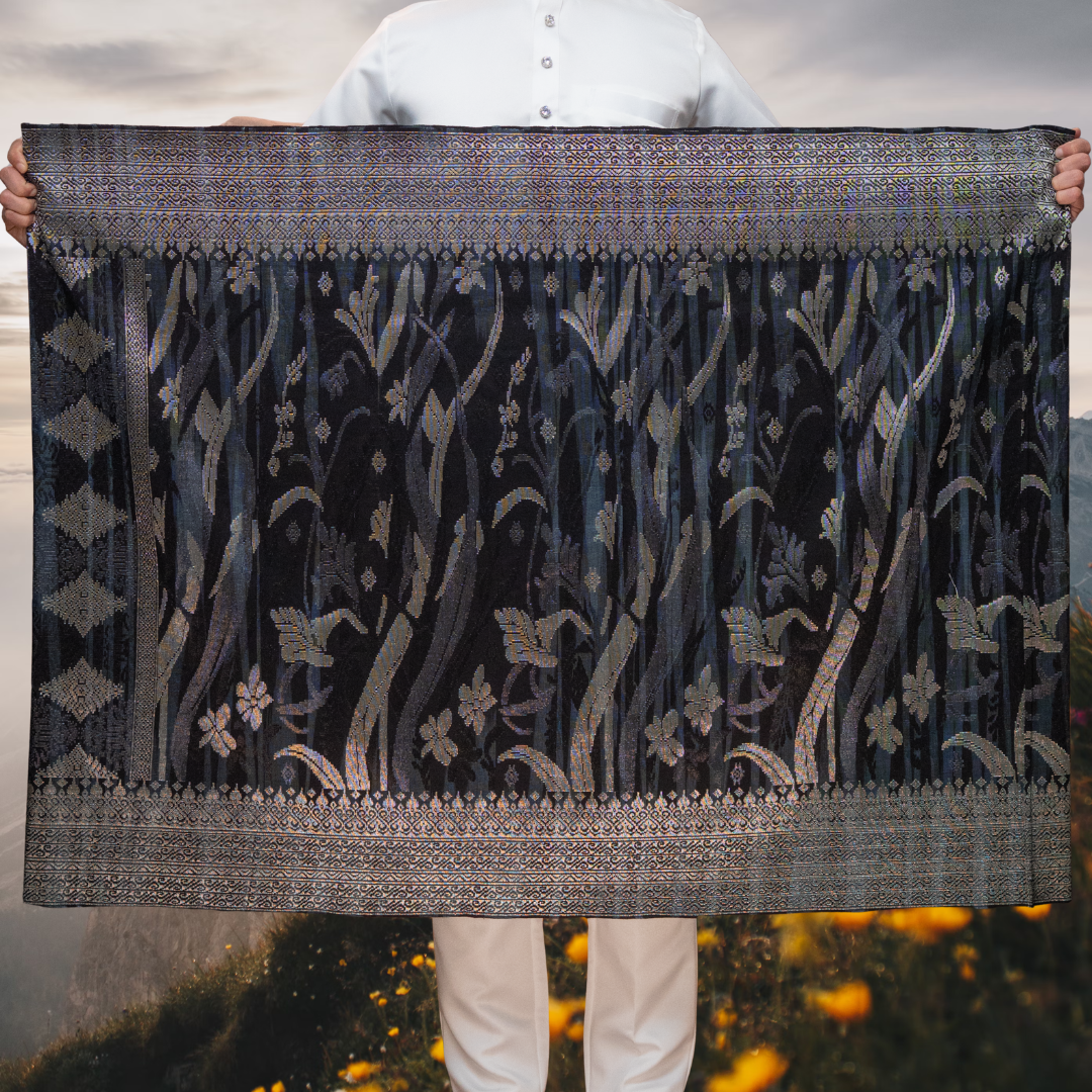 Davinci 329 - Black Silver & Mix colour (2.5m)