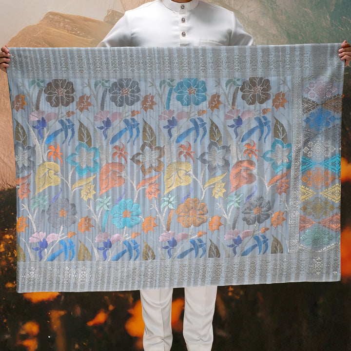 Davinci 326 - Soft Blue Silver & Mix colour (2.5m)
