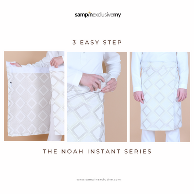 NOAH ADULTS INSTANT SERIES - DAMASK OFFWHITE - SampinExclusiveMy