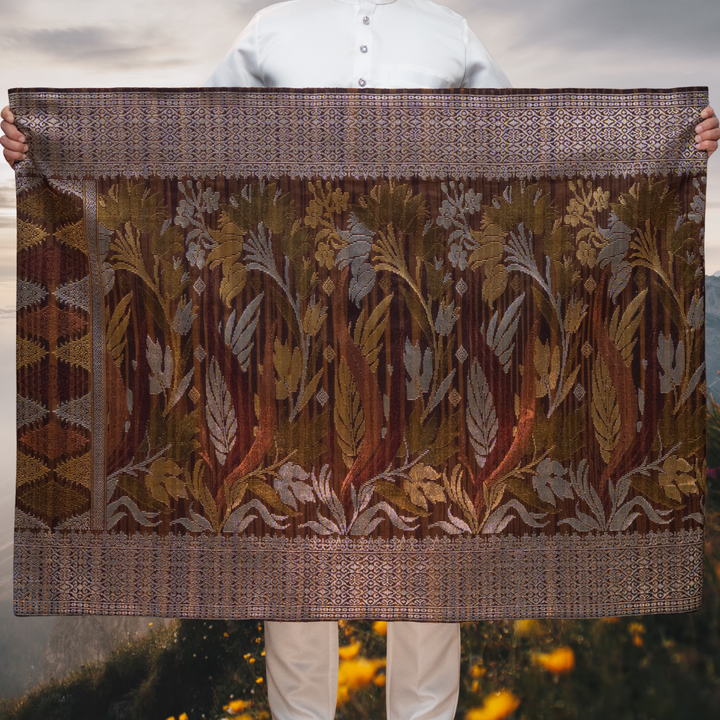 Davinci 332 - Maroon Silver & Mix colour (2.5m)