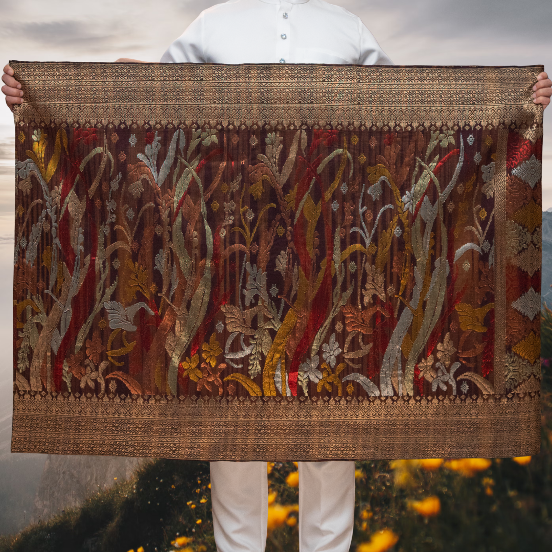 Davinci 333- Maroon Gold & Mix colour (2.5m)